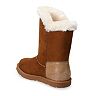 SO® Elenaa Star Girls' Faux-Fur Winter Boots
