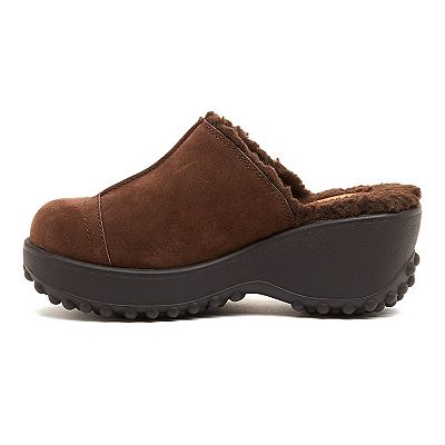 Fran nubuck black clogs on sale