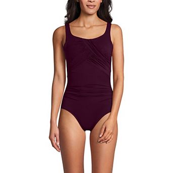 Women's Lands' End Carmela SlenderSuit DDD-Cup One-Piece Swimsuit