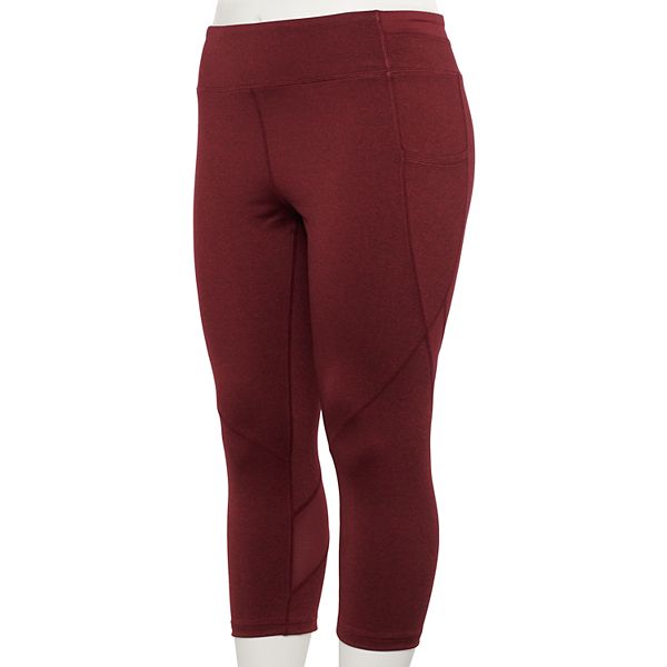 Plus Size Tek Gear® Basic Midrise Capri Leggings