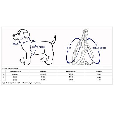 Blueberry Pet Blue Dog Harness