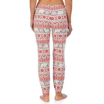Women s Cuddl Duds Polar Fleece Banded Bottom Pajama Pants