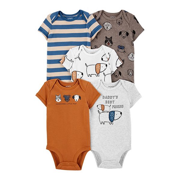 Baby Carter's 5Pack ShortSleeve Bodysuits