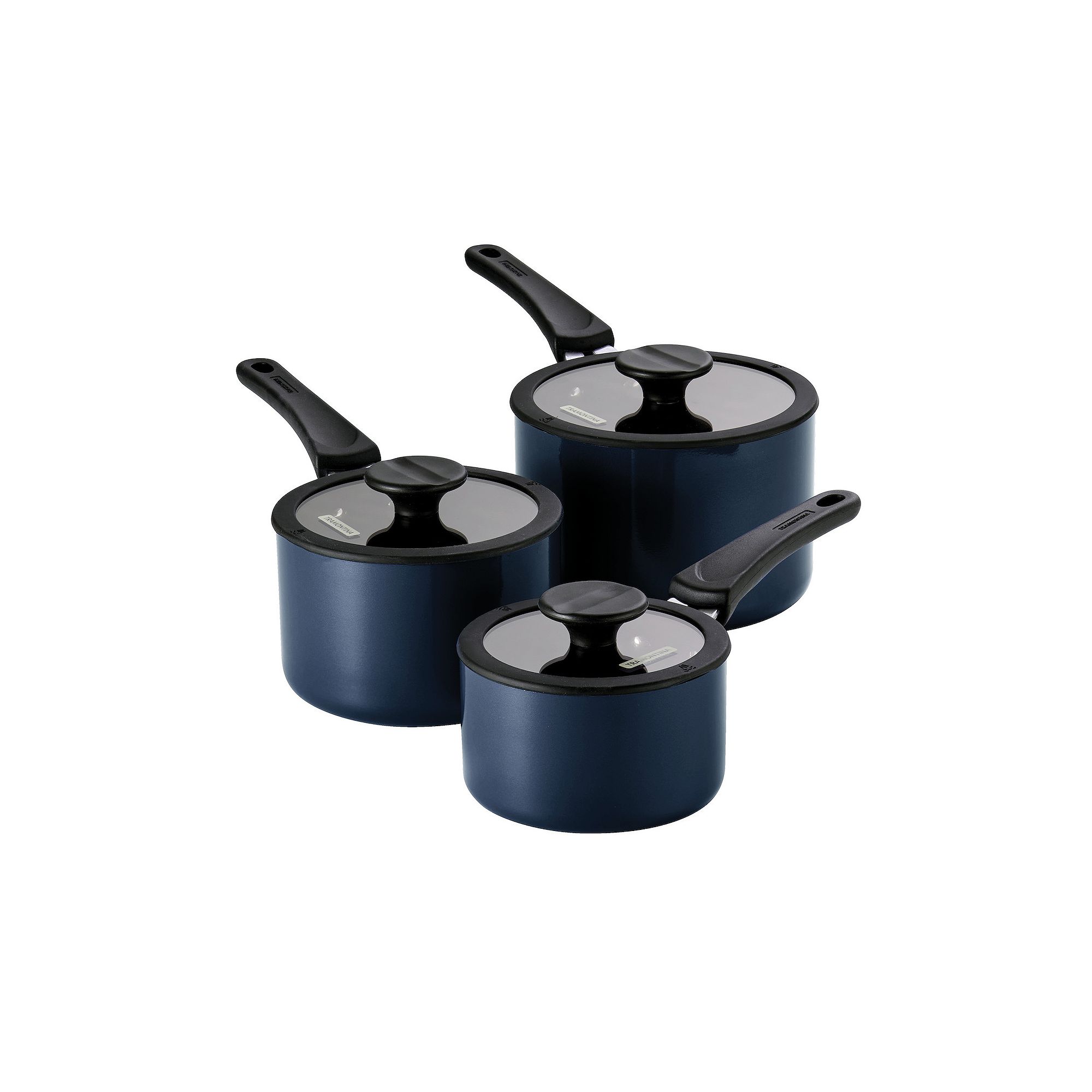 Tramontina Nesting 6-pc. Nonstick Sauce Pan Set, Naval