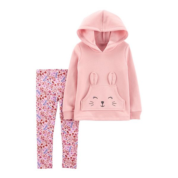 2-piece Hoodie and Leggings set - Pink - Kids