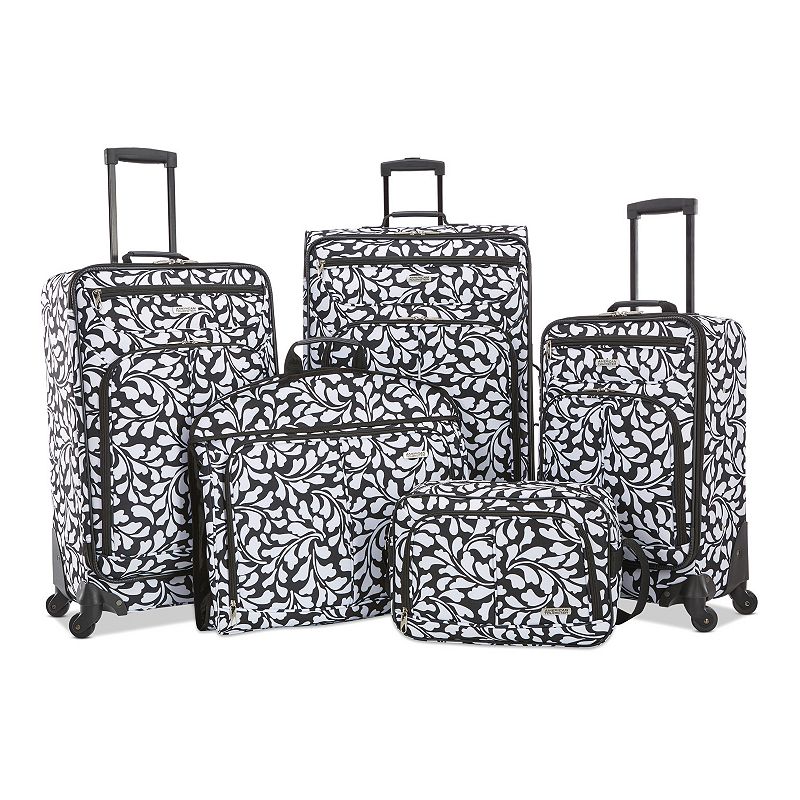 American Tourister Arrival 5-Piece Softside Spinner Luggage Set, Multicolor