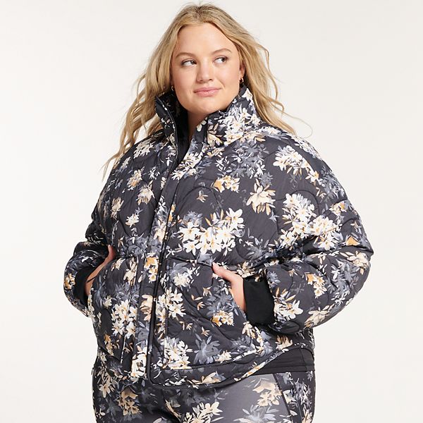Plus Size FLX Quilted Packable Jacket