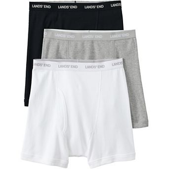 Men's Lands' End 3-pack Knit Boxer Briefs