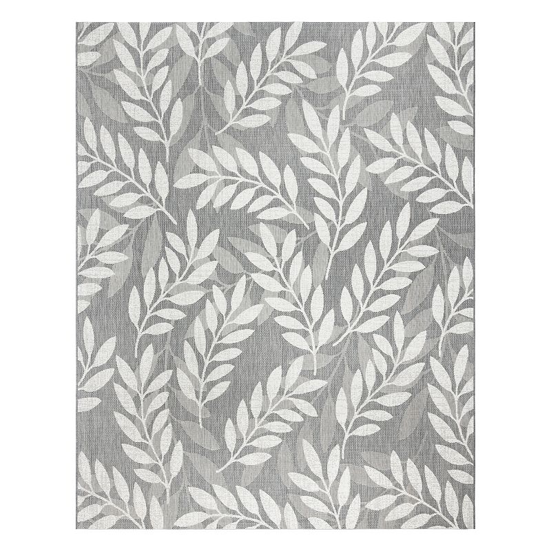 Gertmenian Paseo Faiza Palm Rug, Grey, 5X7 Ft