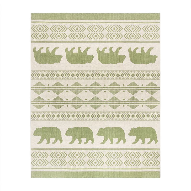 Gertmenian Paseo Orin Rug, Green, 5X7 Ft