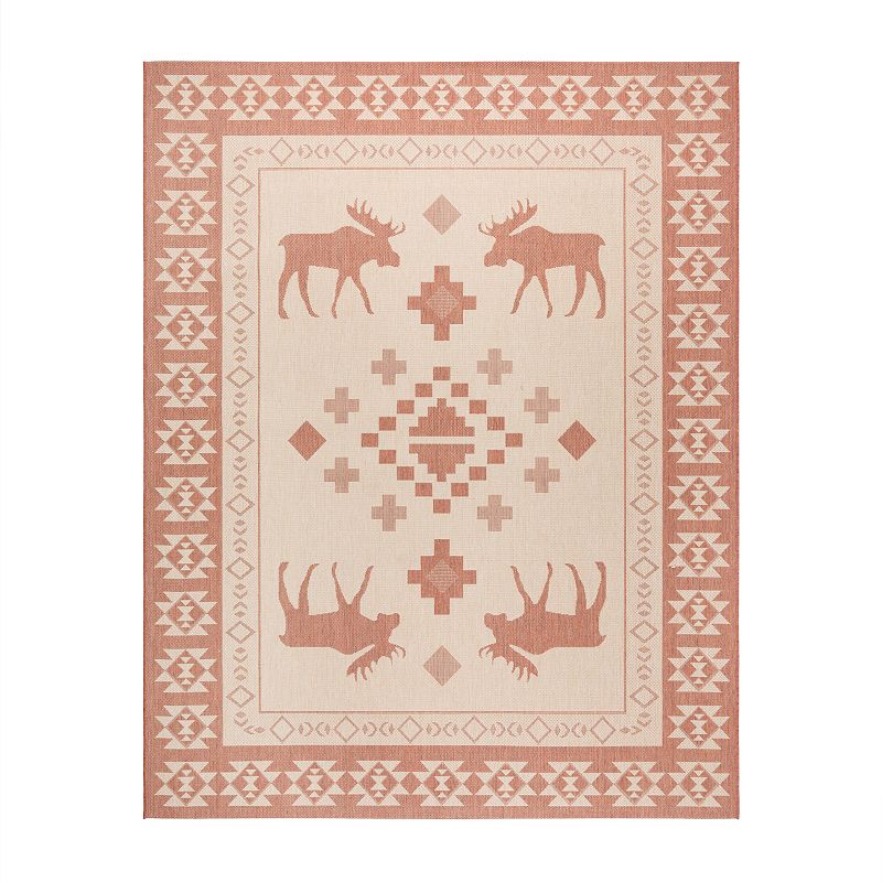 Gertmenian Paseo Yoder Rug, Red, 9X13 Ft