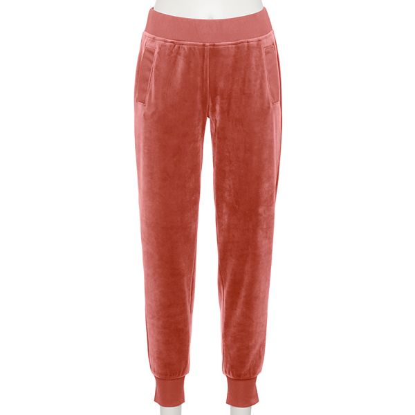 Womens Tek Gear® Velour Jogger Pants 0331