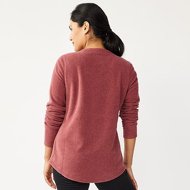 Women's Tek Gear® Microfleece V-Neck Top