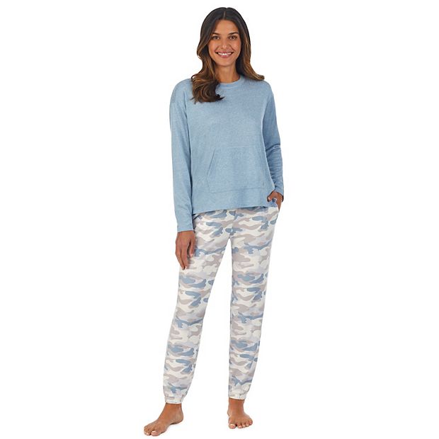 Women's Cuddl Duds® Brushed Knit Pajama Top & Banded Bottom Pajama