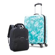 American Tourister 2-Piece Carry-On Spinner Luggage and Backpack Set