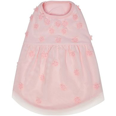 Blueberry Pet My Little Princess Flower Tulle Dog Dress