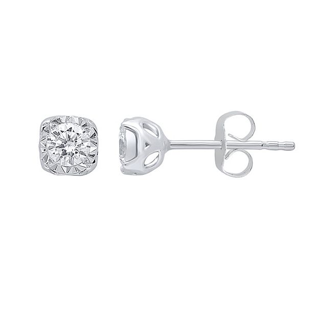 Kohl's diamond earrings on sale studs