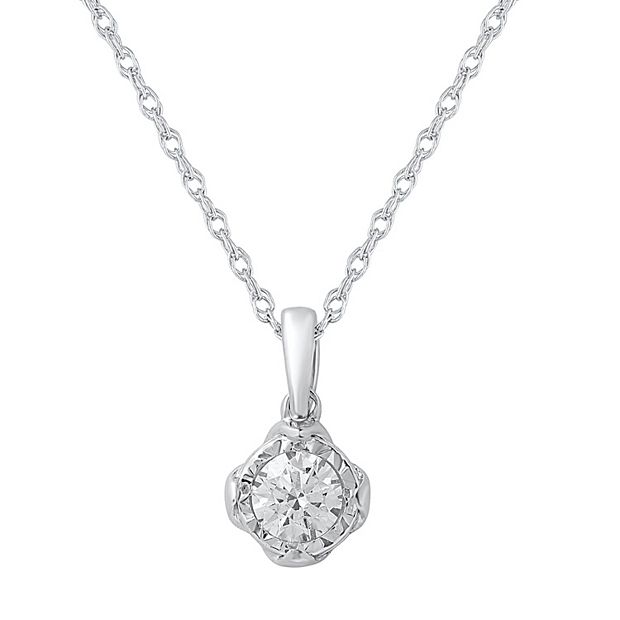 Kohls hot sale diamond pendant