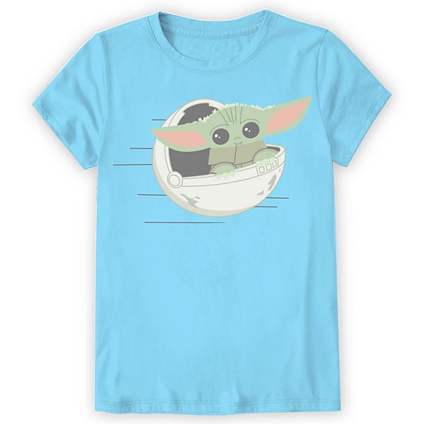 Girls 4-16 Star Wars: The Mandalorian The Child Flying Pod Baby Yoda ...