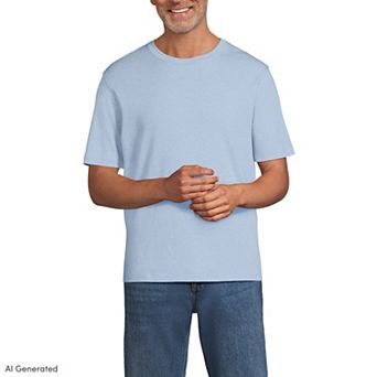 Men's Lands' End Supima Crewneck Tee