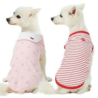 Blueberry Pet Girl Power Dog T-Shirts 2-Pack