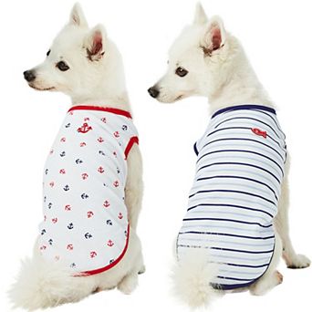 Blueberry Pet Girl Power Dog T-Shirts 2-Pack