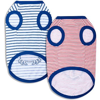 Blueberry Pet Sea Lover Dog T Shirt 2-Pack
