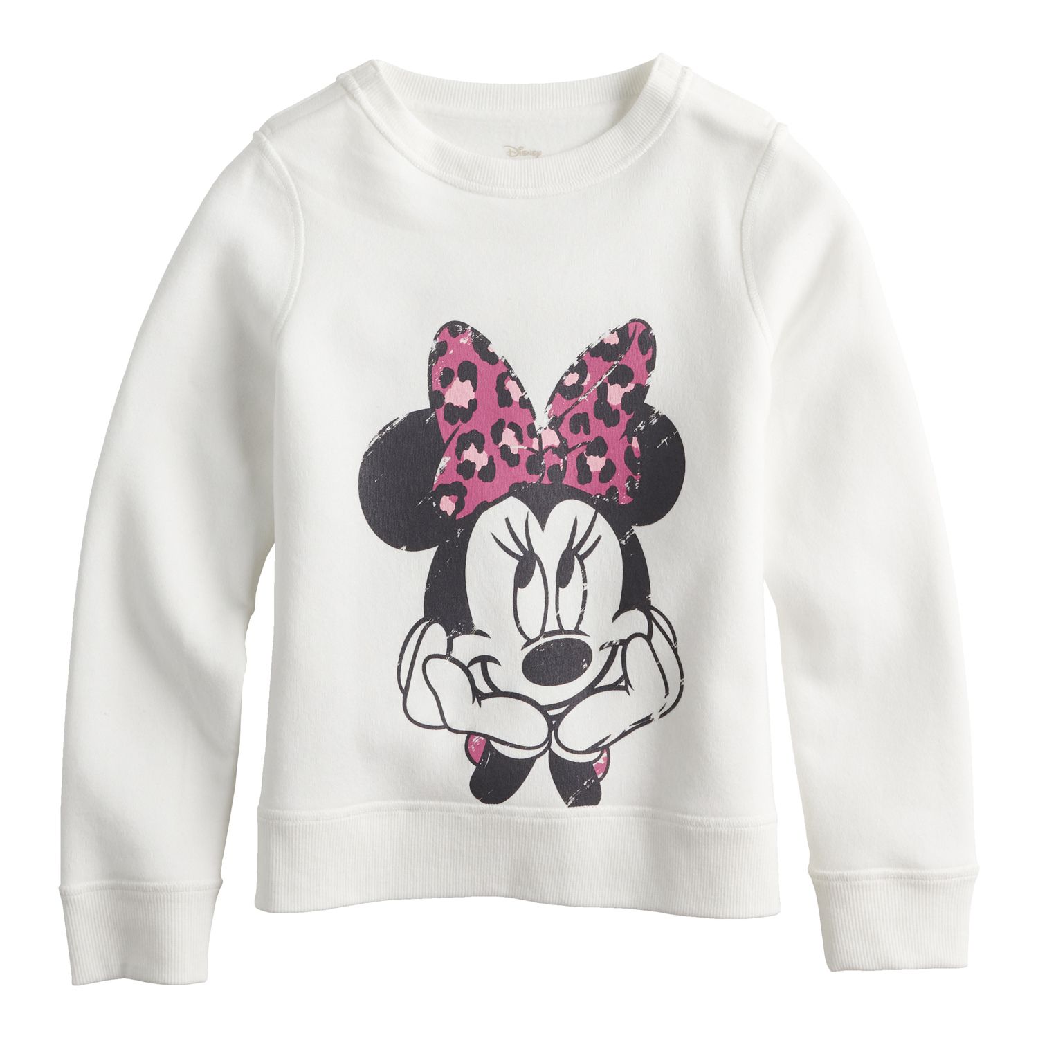 Image for Disney/Jumping Beans Disney's Minnie Mouse Toddler Girl Adaptive Crewneck Pullover Top by Jumping Beans® at Kohl's.