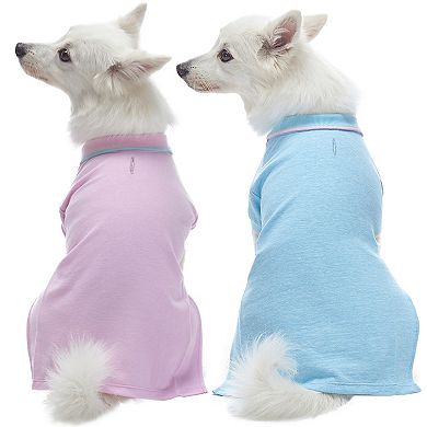 Blueberry Pet Back to Basic Dog Polos 2-Pack