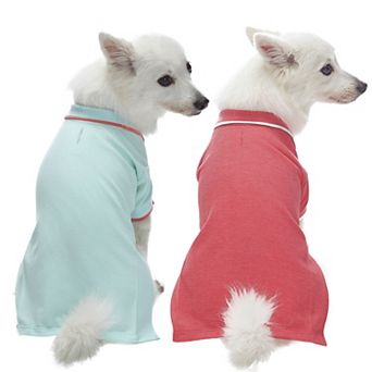 Blueberry Pet Back to Basic Dog Polos 2-Pack