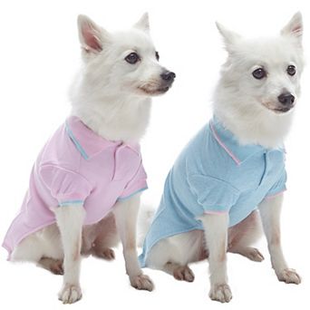 Blueberry Pet Back to Basic Dog Polos 2-Pack