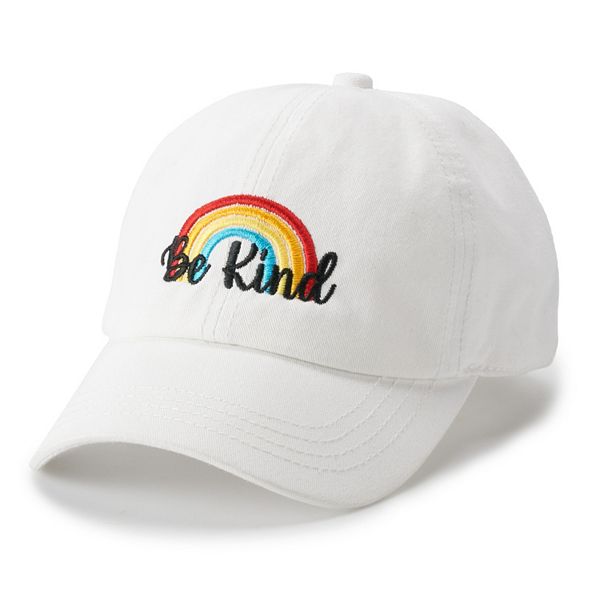 Rainbow best sale baseball cap