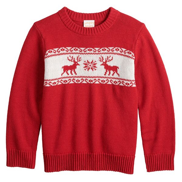 Boys 4-12 Jumping Beans® Moose Festive Sweater