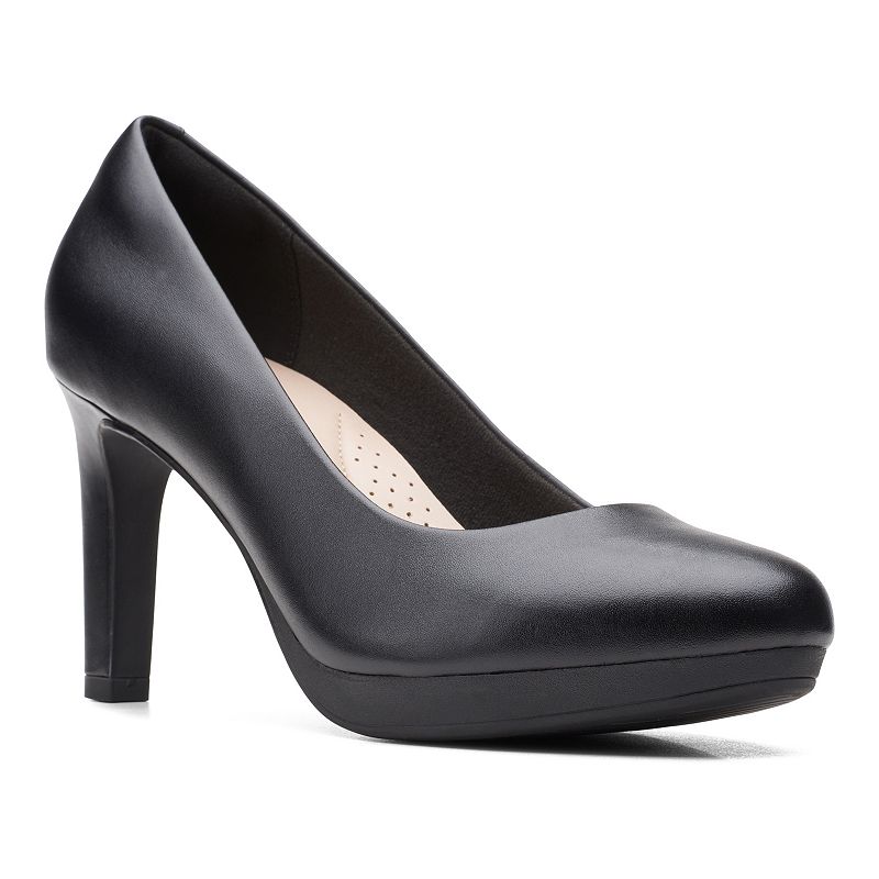 UPC 889303000111 product image for Clarks Ambyr Joy Women's Leather Pumps, Size: 11, Black | upcitemdb.com