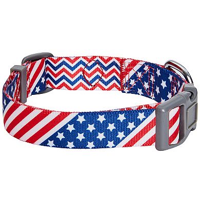 Blueberry Pet American Flag Dog Collar