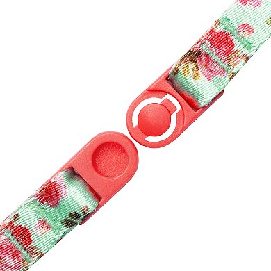 Blueberry Pet Floral Rose Lanyard