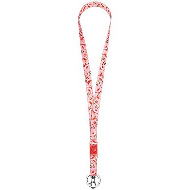 Blueberry Pet Floral Rose Lanyard