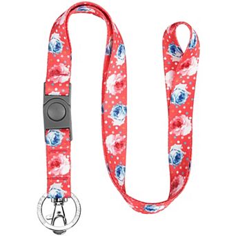Blueberry Pet Floral Rose Lanyard