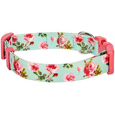 Blueberry Pet Floral Rose Dog Collar