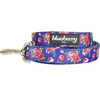 Blueberry Pet Floral Rose Dog Leash