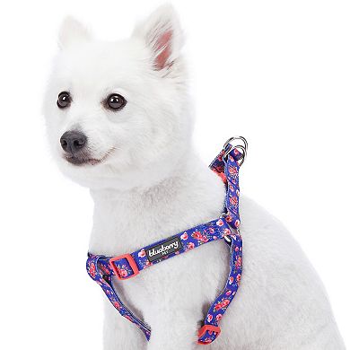 Blueberry Pet Floral Rose Dog Harness