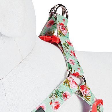 Blueberry Pet Floral Rose Dog Harness