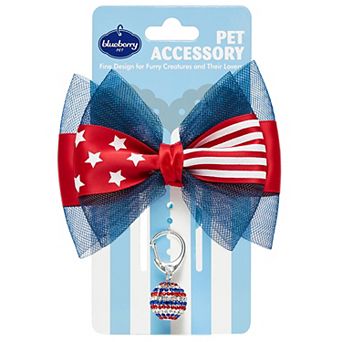 Blueberry Pet Bow & Disco Ball Pet Accessory 2-Pack