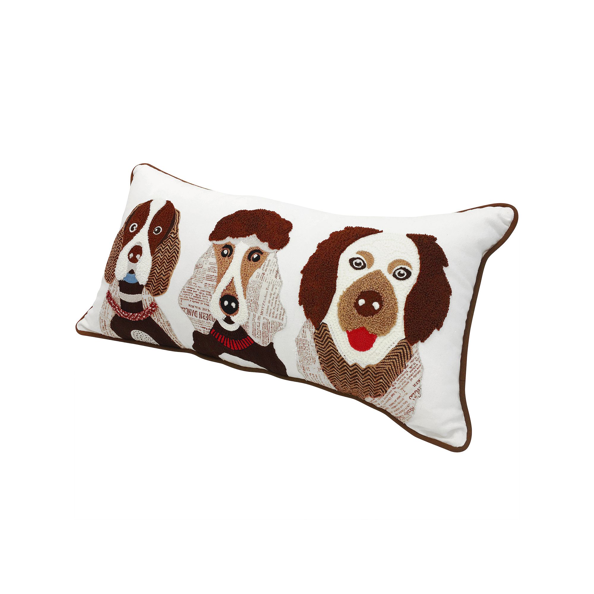 Blueberry Pet French Bulldog Throw Pillow, Pups