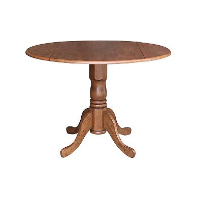 International Concepts 42-in. Drop-Leaf Table & Chairs 3-piece Set
