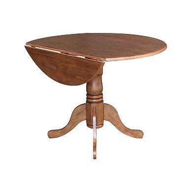International Concepts 42-in. Drop-Leaf Table & Chairs 3-piece Set