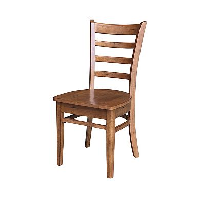 International Concepts 42-in. Solid Hardwood Drop-Leaf Table & Chairs 3-piece Set