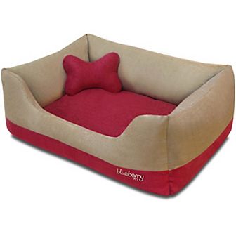 Blueberry Pet Heavy Duty Microsuede Dog Bed