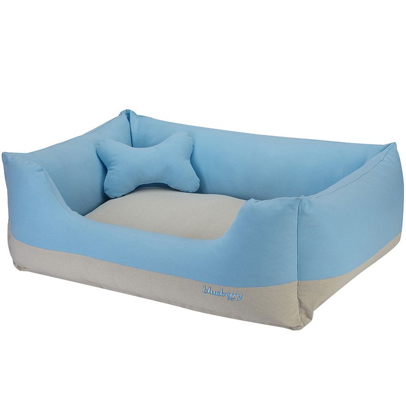 Blueberry Pet Heavy Duty Canvas Dog Bed, Small