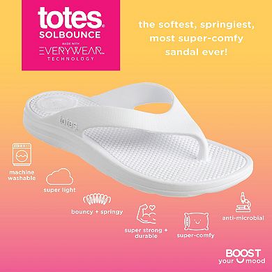 totes Sol Bounce Ara Women's Flip Flop Sandals